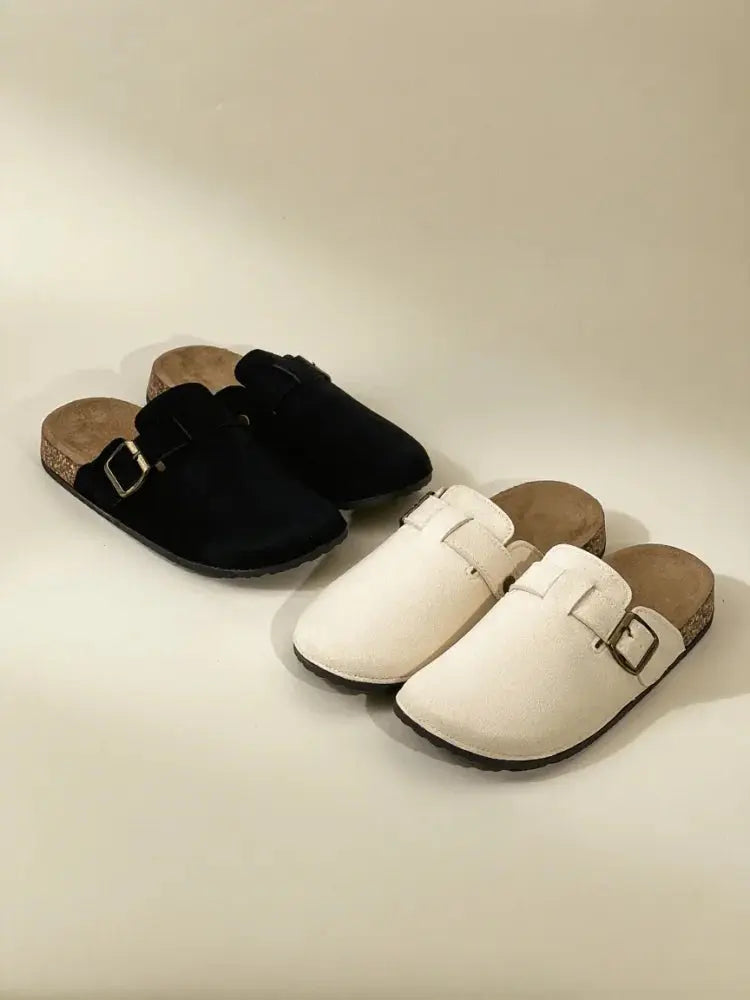 Retro Flat Slippers for Women – Comfortable & Stylish