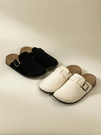 Retro Flat Slippers for Women – Comfortable & Stylish