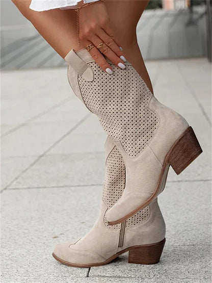 Women's Western Cowboy Boots Mid Calf