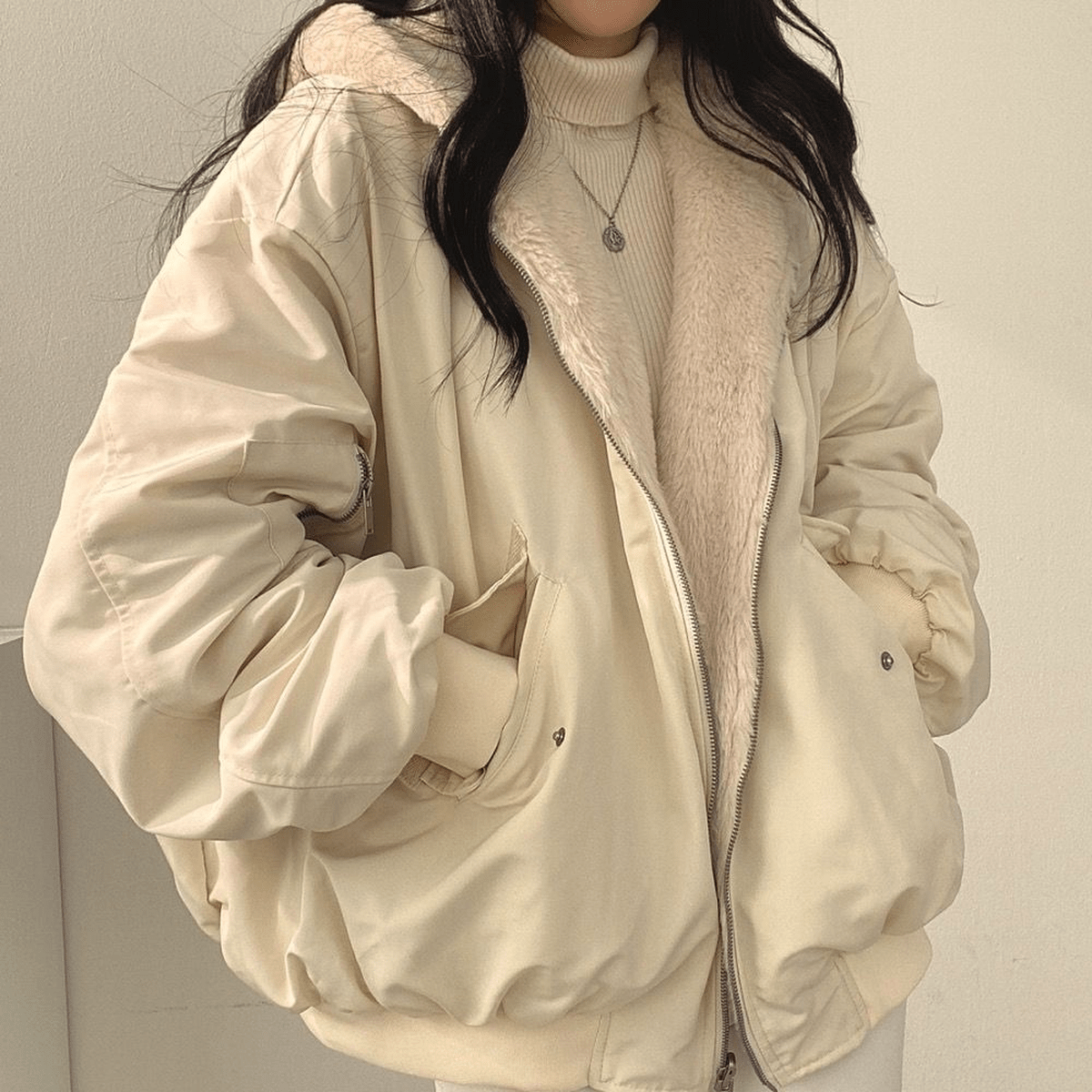Lauren | Women’s Warm Zip Up Winter Jacket