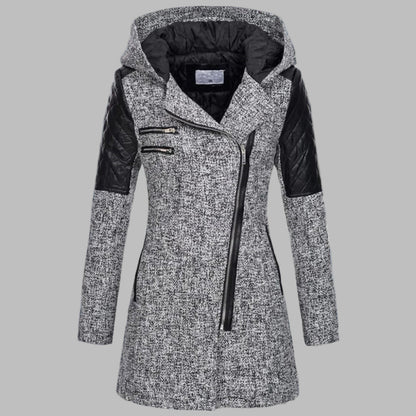 Women's Winter Parka Coat with Hood - Fashinoza