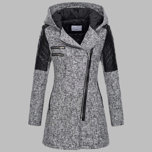 Women's Winter Parka Coat with Hood - Fashinoza