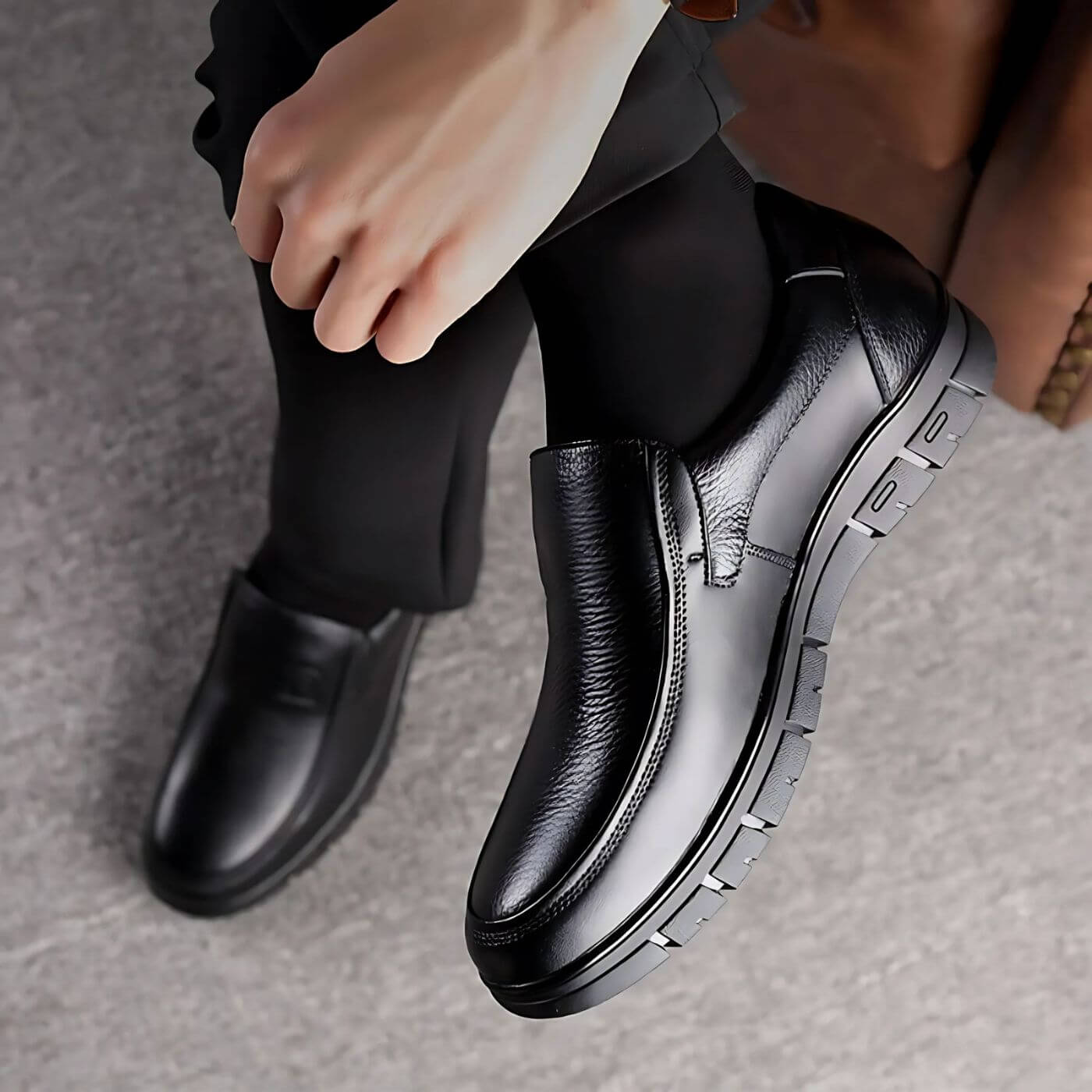 Elegant Men's Slip On Shoes - Fashinoza