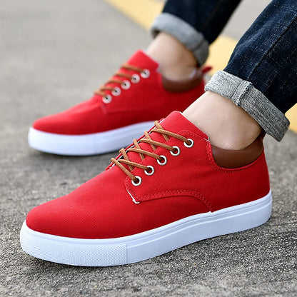 Men’s Two-Tone Lace-Up Sneakers