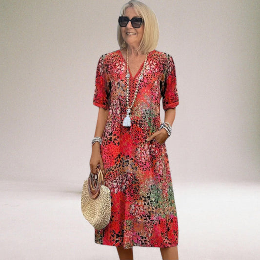 Faith | Women Summer Wedding Guest Midi Dress