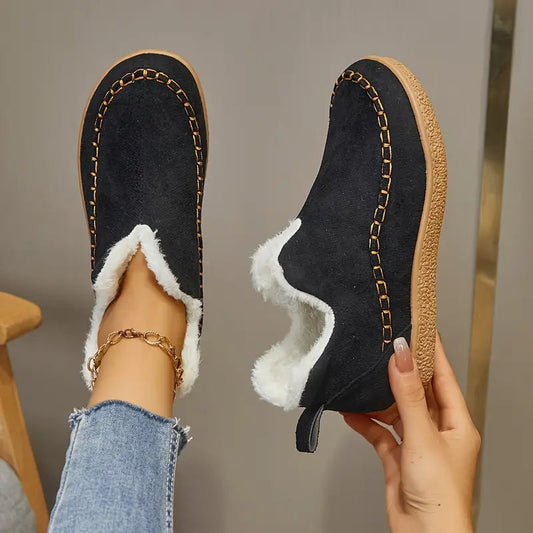 Women's Round Toe Ankle Boots Comfortable - 
Fashinoza