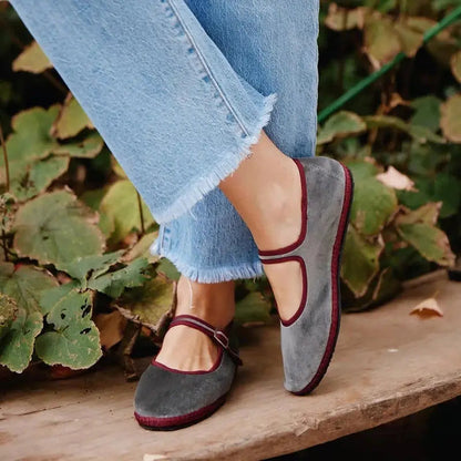 Round Toe Black Ballet Flats for Women – Effortless Style & Comfort