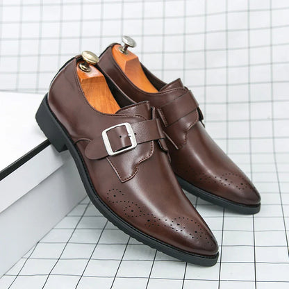Men's Bucklor Genuine Leather Shoes
