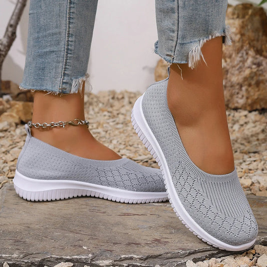 Women's Slip On Walking Shoes - Fashinoza