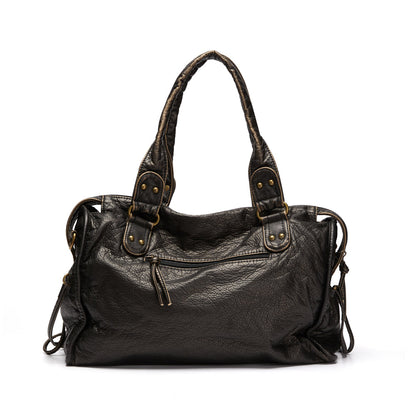 Rachel Women's Black Leather Handbag