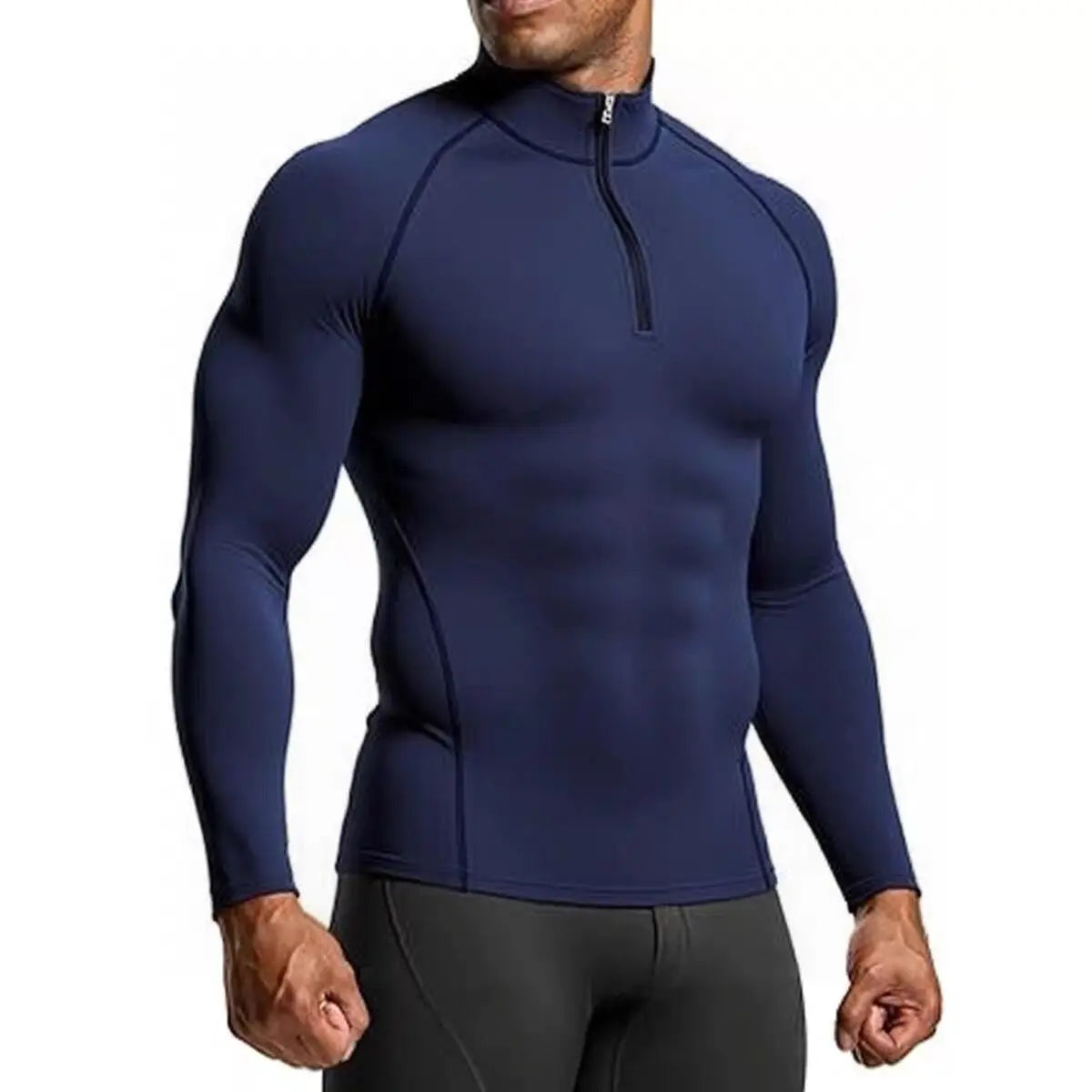 Nova Men's Compression Half-Zip Shirt - 
Fashinoza