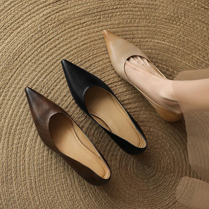 Avine Genuine Leather Flats