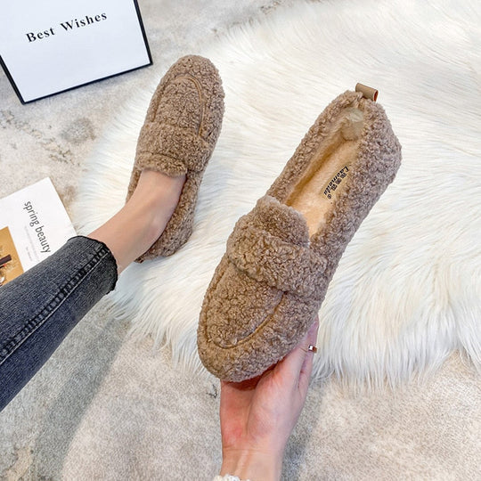Women's Plush Slippers - Fashinoza