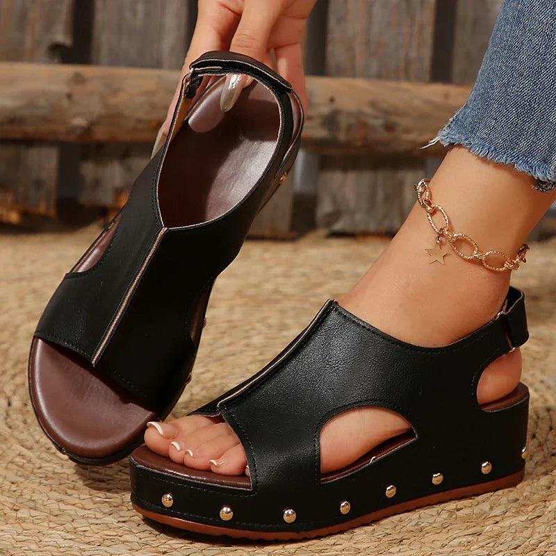 Women's Platform Cushioned Sandals