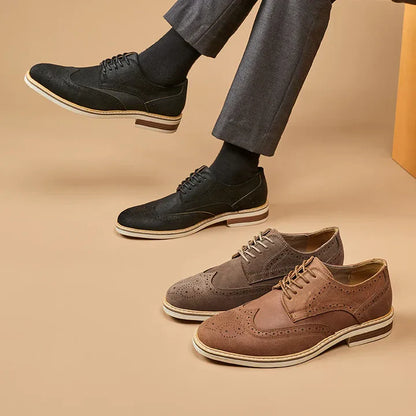 Men's Zaviar Genuine Leather Shoes