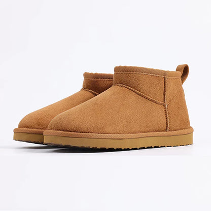 Women's Low Ankle Flat Boots - Fashinoza