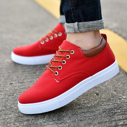 Men’s Two-Tone Lace-Up Sneakers