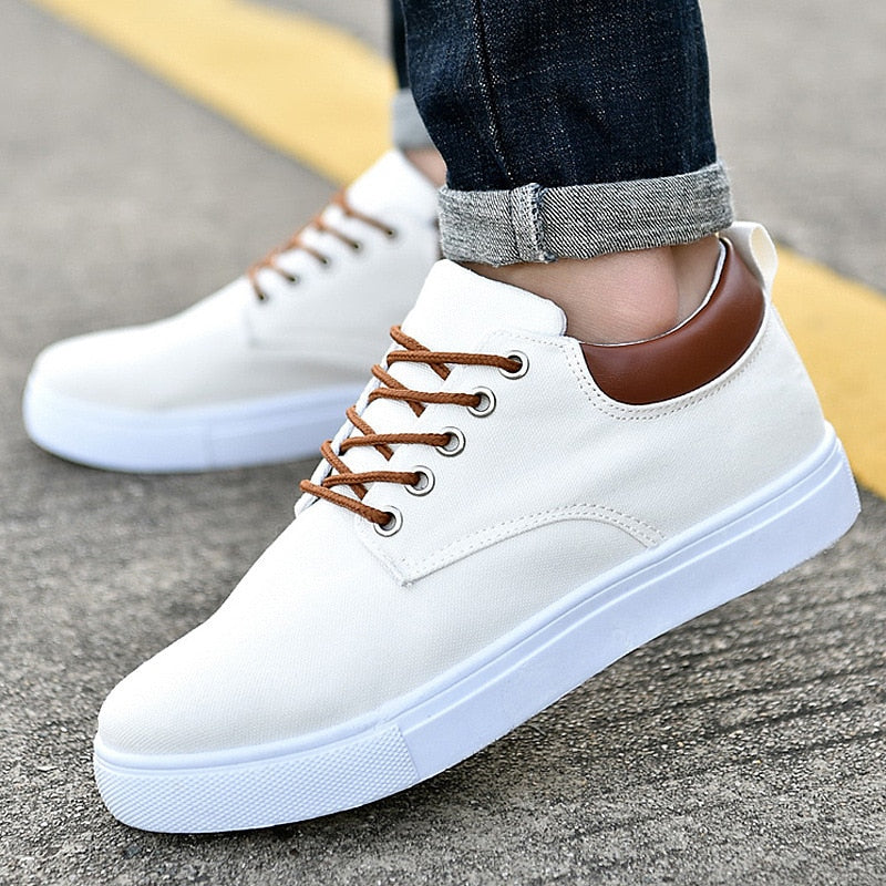 Men’s Two-Tone Lace-Up Sneakers