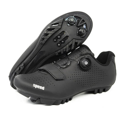 Unisex Mountain Bike Cycling Shoes Self-Locking Breathable Road Bicycle Flat Sneakers