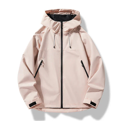 Luke | Men Spring Hooded Zip Front Jacket