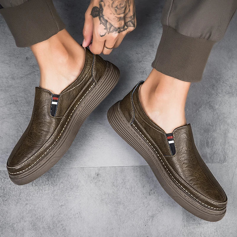 Vivana Men's Genuine Leather Loafers