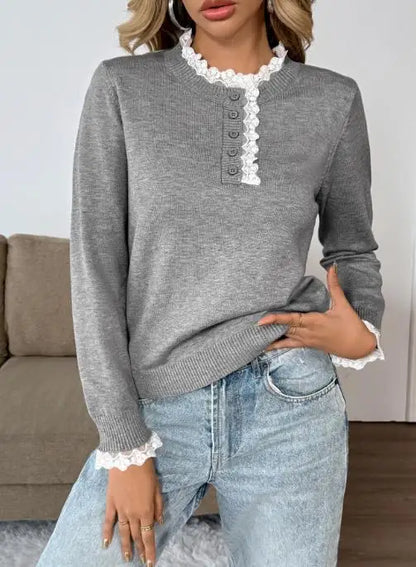 Vivian Women's Retro Sweater - Fashinoza