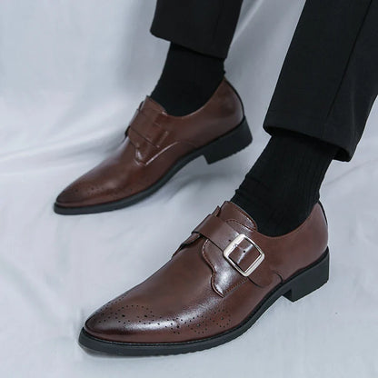 Men's Bucklor Genuine Leather Shoes