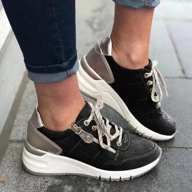 Women's Walking Shoes Leather Comfortable