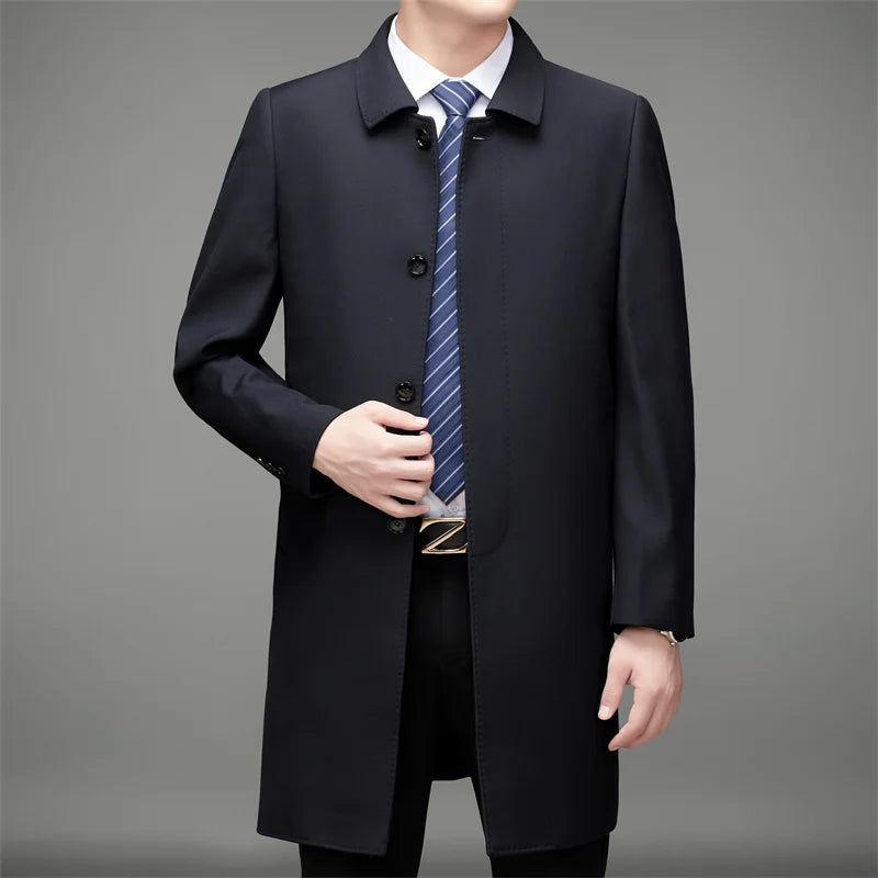 Damon | Classic Winter Trench Coat