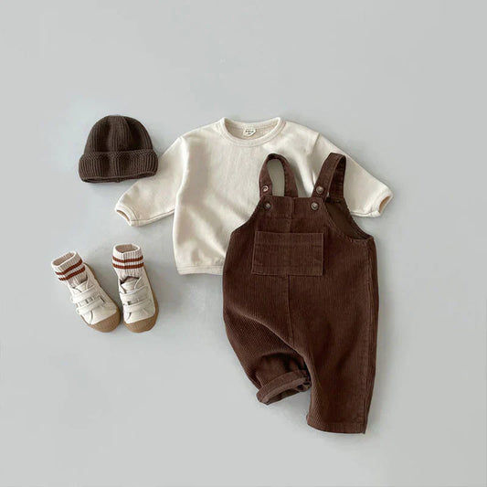Kids Overalls Cotton Blue - Fashinoza