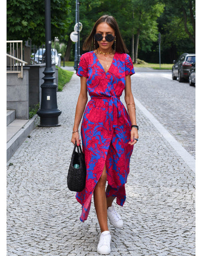 Women's Floral Short Sleeve Dress