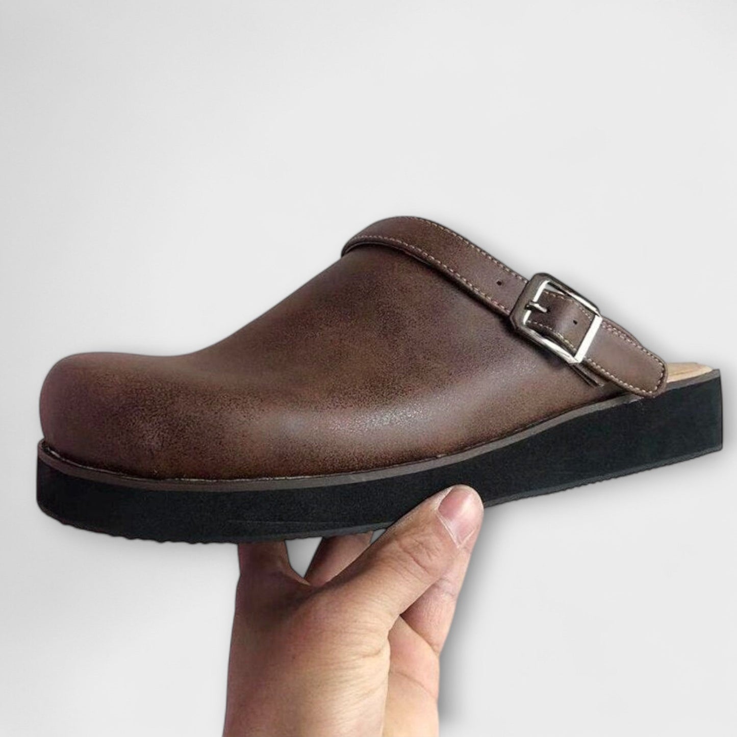 Men’s Slip-On Buckle Sandals