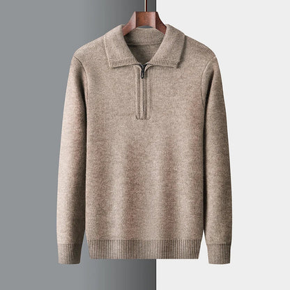 Kyle | Men’s Spring Half-Zip Knit Sweater