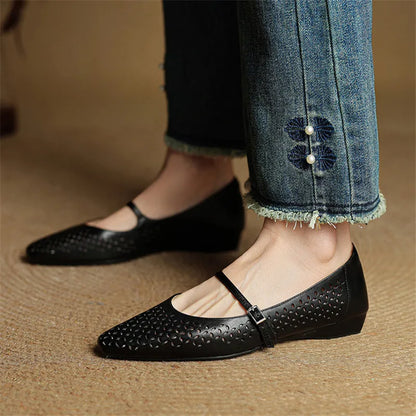 Kyla Genuine Leather Flats