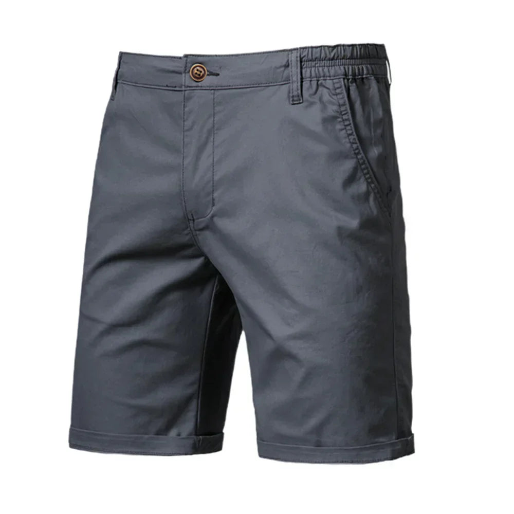 Men's Smart Casual Shorts Lightweight Beige