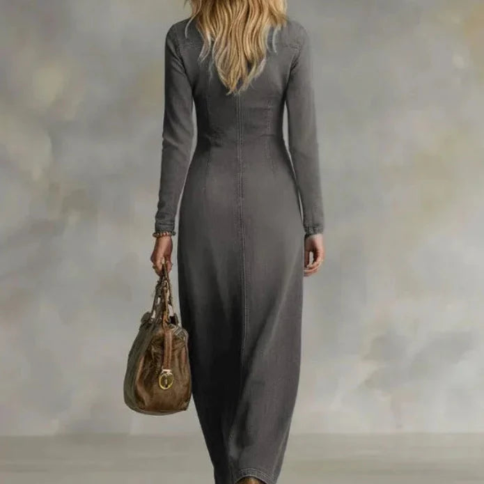Liora Women's Denim Maxi Dress