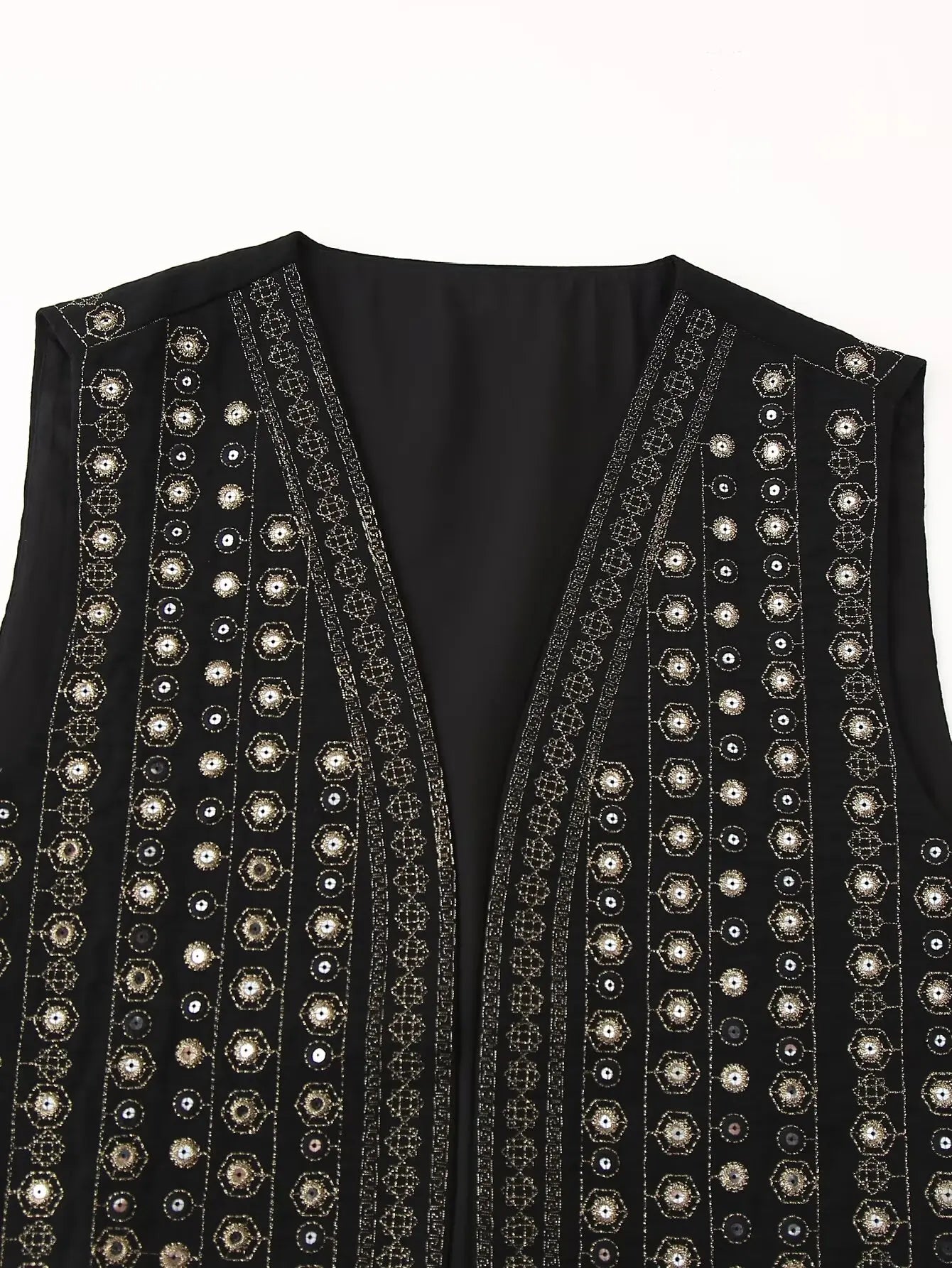 Women's Boho Sequin Vest