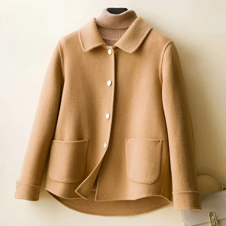 Women's Cashmere Coat - 
Fashinoza