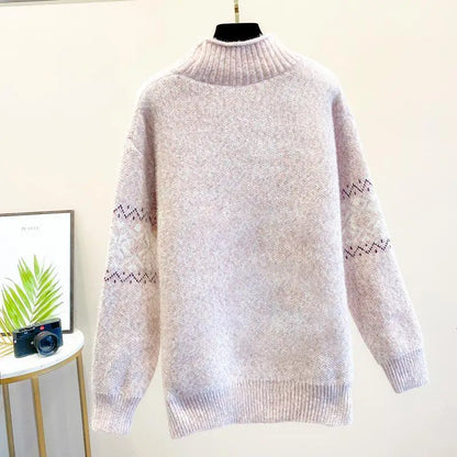 Women's Snowflake Knit Sweater