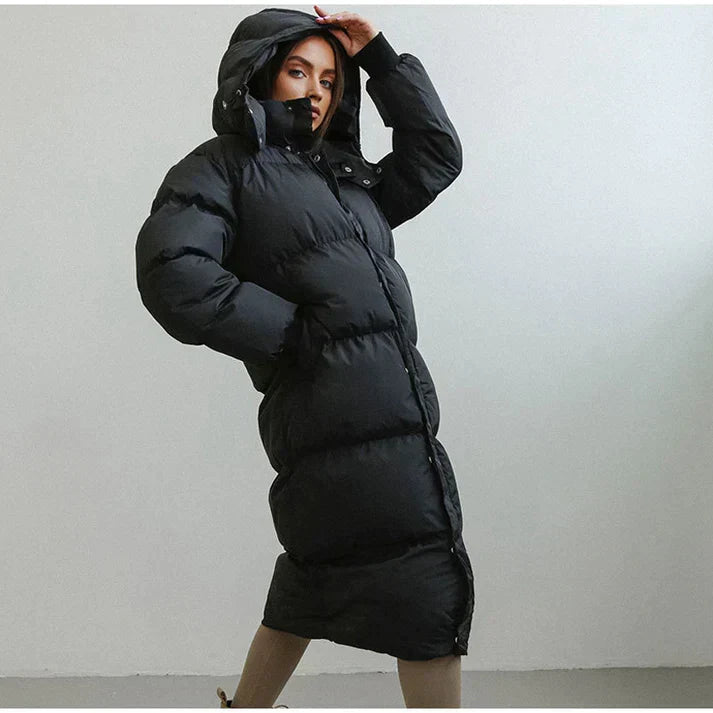 Brooklyn| Women’s Winter Hooded Long Warm Puffer Coat