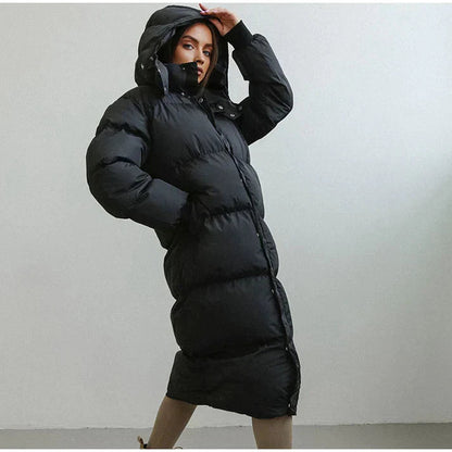 Brooklyn| Women’s Winter Hooded Long Warm Puffer Coat