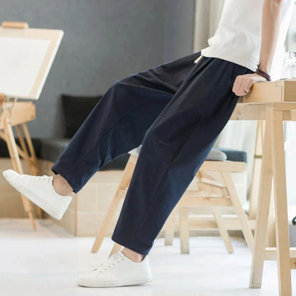 Relaxed Everyday Drawstring Trousers