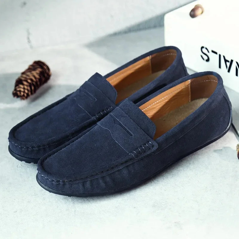 Men's Soft Loafers Comfortable Slip On Shoes