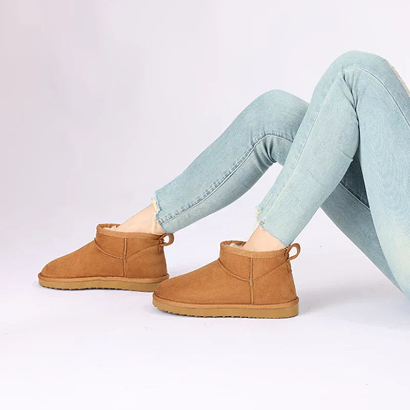 Women's Low Ankle Flat Boots
