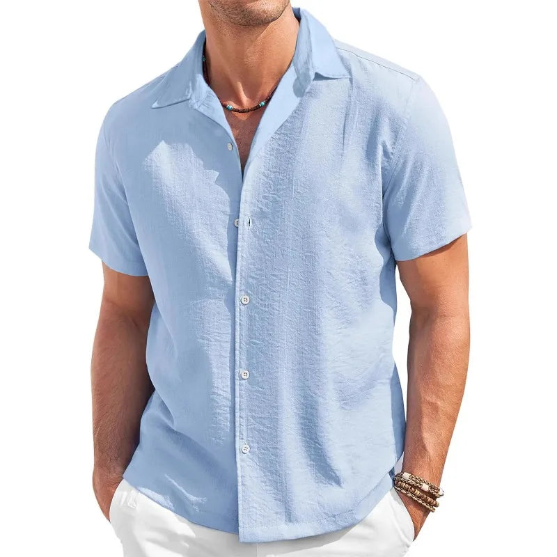 Men's Half Sleeve Casual Shirt - 
Fashinoza