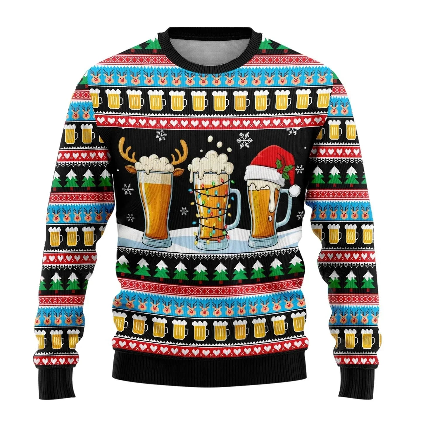 Marcus | Men Spring Graphic Crew Sweater