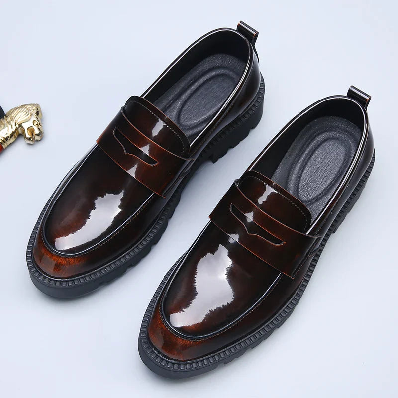 Men's Leather Dress Shoes Black