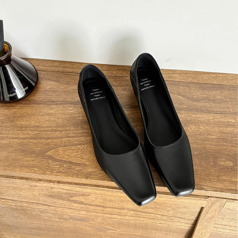 Nicole Genuine Leather Pumps