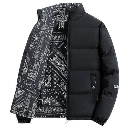 Carnegie Men's Puffer Bandana Jacket - 
Fashinoza