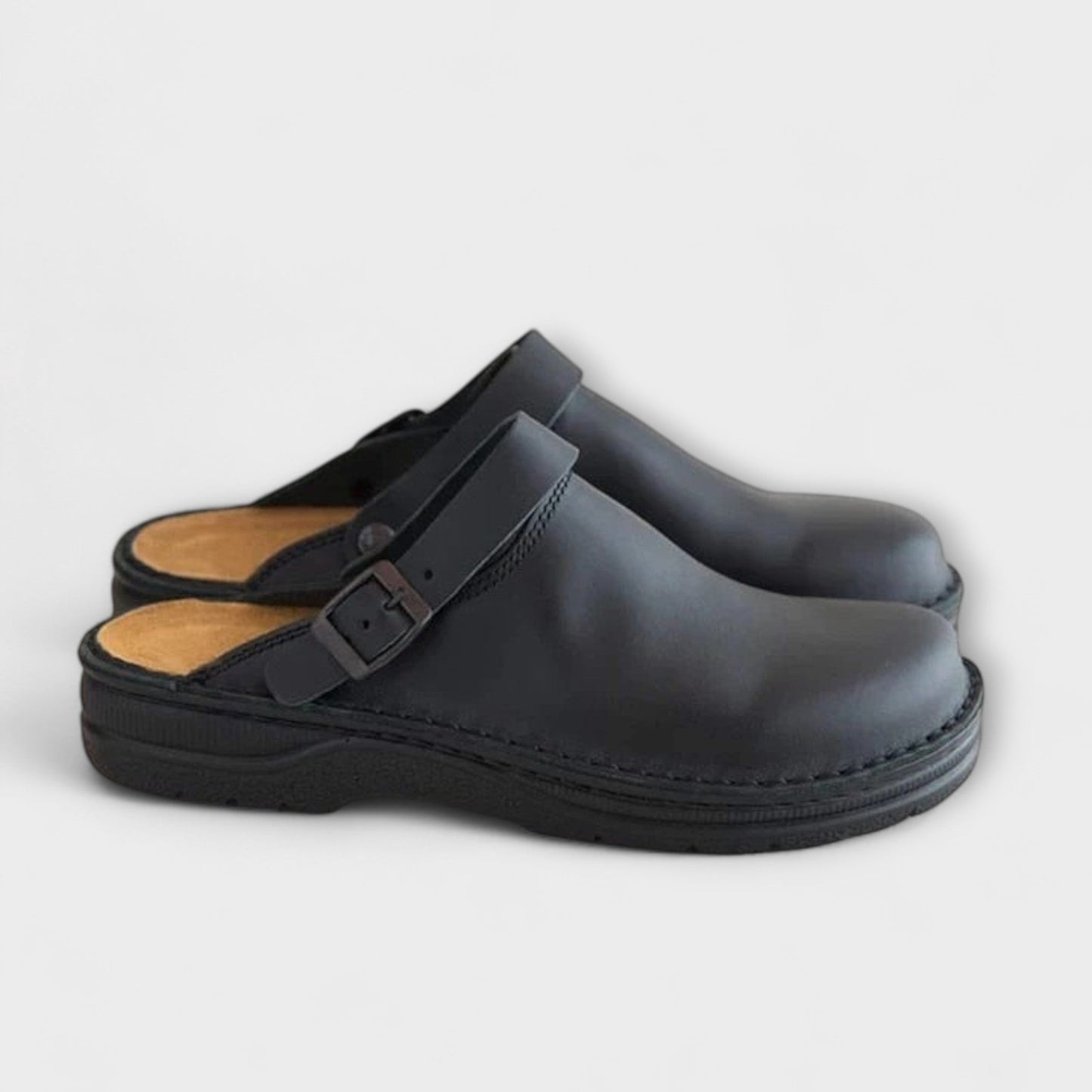 Men’s Slip-On Buckle Sandals